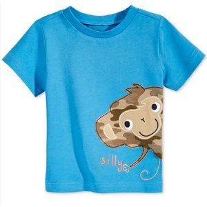 First Impressions Baby Boys' Silly Monkey T-Shirt, Size 3-6 Months, Retail $13